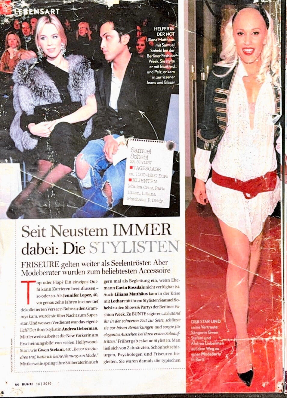 Samuel Schoaib Sohebi – BUNTE Magazine Feature, Issue 14/2010 (Burda Verlag) Samuel Schoaib Sohebi – BUNTE Magazine Feature, Issue 14/2010 (Burda Verlag)